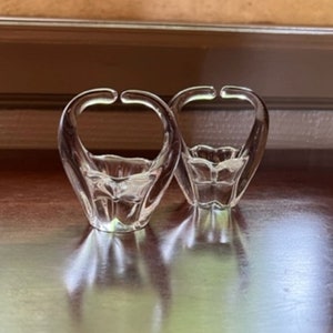 French Vintage Crystal Salt and Pepper Servers – Elegant & Timeless