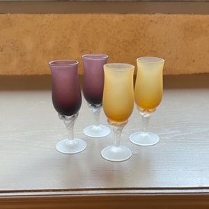 Set of 4 French Cordial Glasses