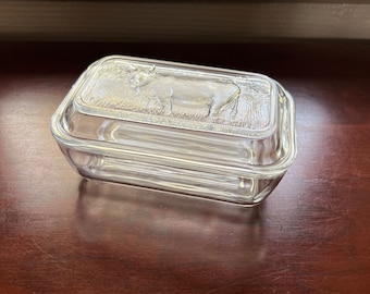 French Vintage Classic Butter Dish