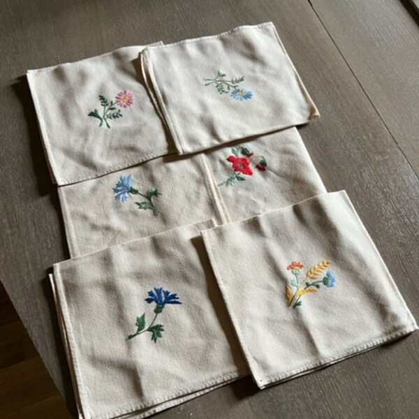 French Napkins Etsy