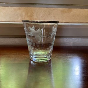 French Vintage Glass and Silverplate Ice Bucket – Elegant & Versatile