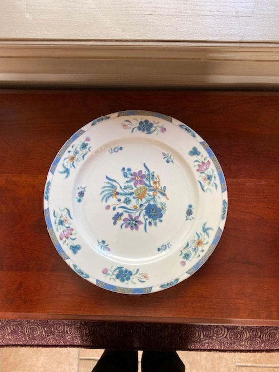 French Vintage Limoges Bernardaud Porcelain Platter – Round, Hand