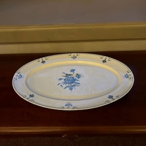 French Vintage Limoges Porcelain Platter – Hand-Painted & Rare