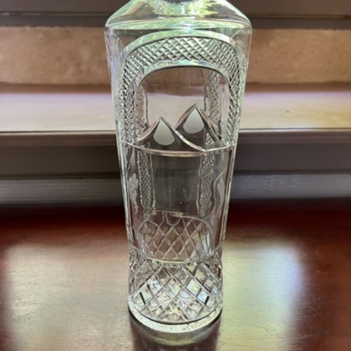 French Vintage shops Glass Decanter
