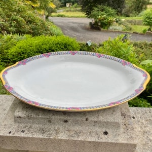 French Vintage Art Deco Limoges Serving Platter