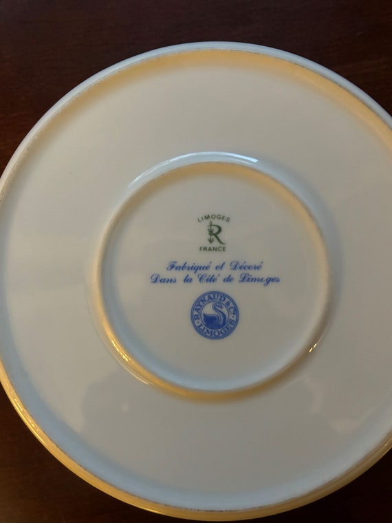 Rare French Vintage Limoges Raynaud Candy Dish – Two-piece