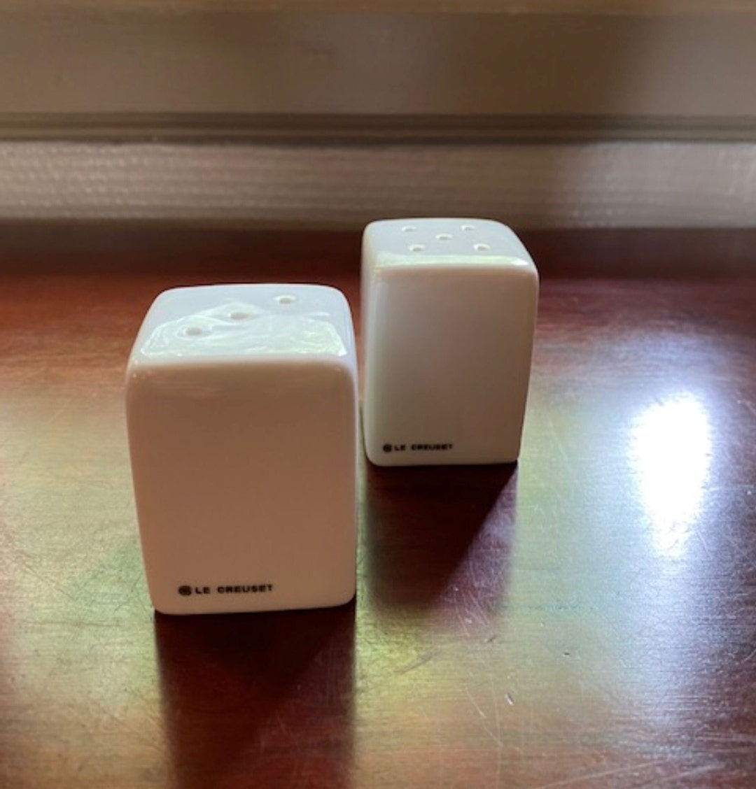 French Classic Le Creuset Salt and Pepper Shakers Etsy