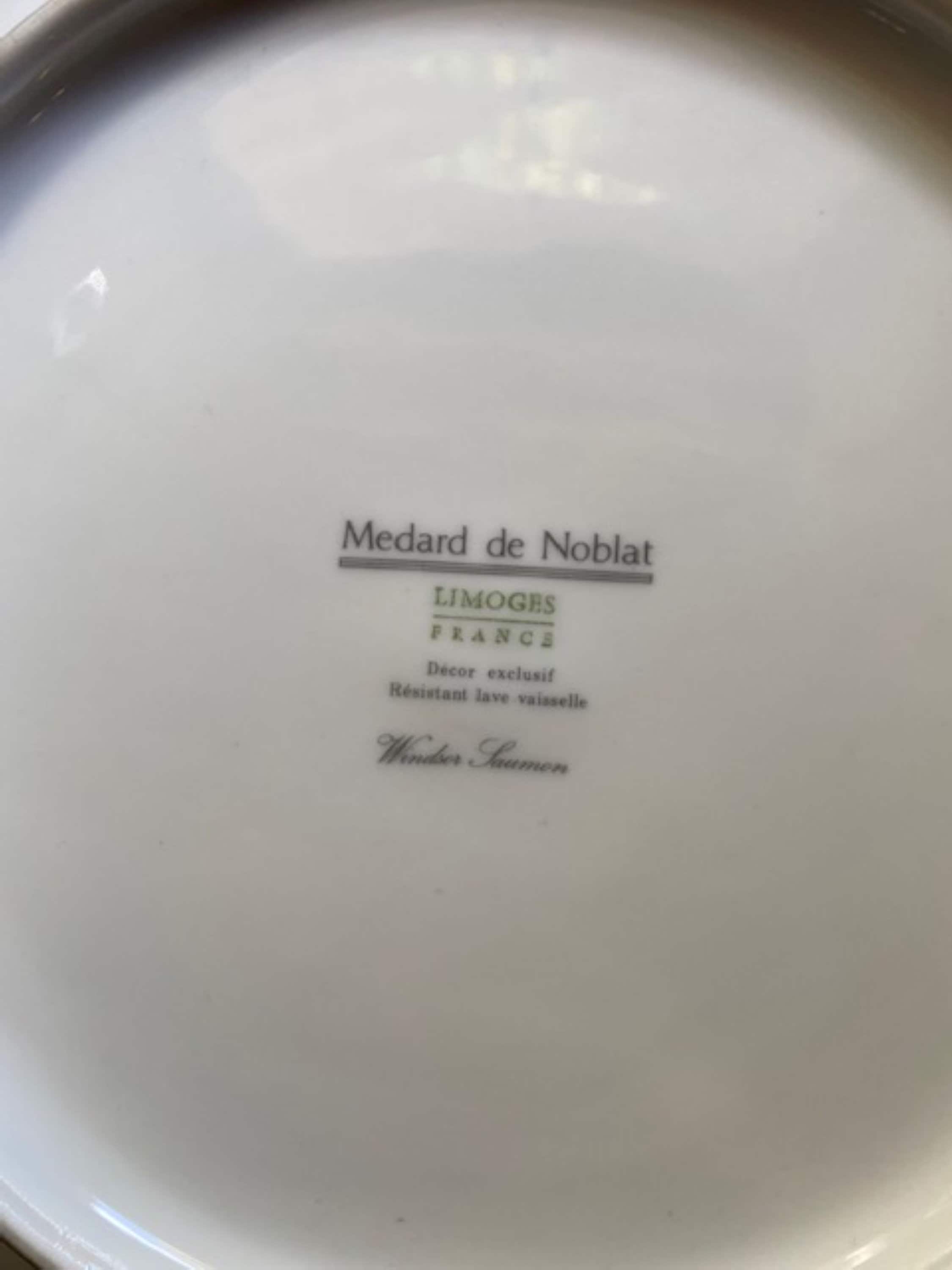 フランス製　Medard de Noblat★Esterel★サンドイッチトレイ French Vintage Medard De Noblat Limoges Serving Platter – Elegant