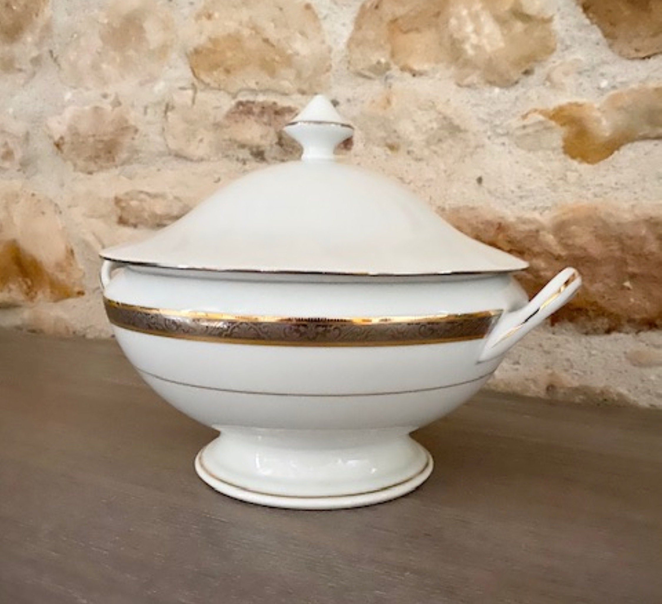 French Limoges Porcelain Soup Tureen Etsy