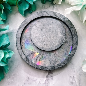 Holographic Necklace Mold, Holographic Mold, Holographic resin, Holo mold, Holo Resin, Moon Phase Mold, Witch Mold, Epoxy Resin Mold