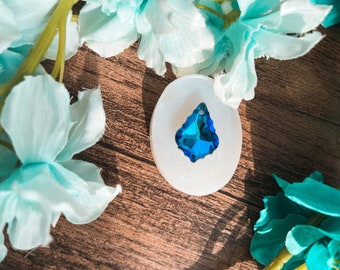 Faceted Crystal Pendant Silicone Mold, Resin Jewelry Making