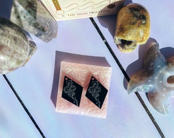 Snake Earring Resin Mold Set • One and a Half Inch Silicone Mold for Epoxy and UV Resin Jewelry