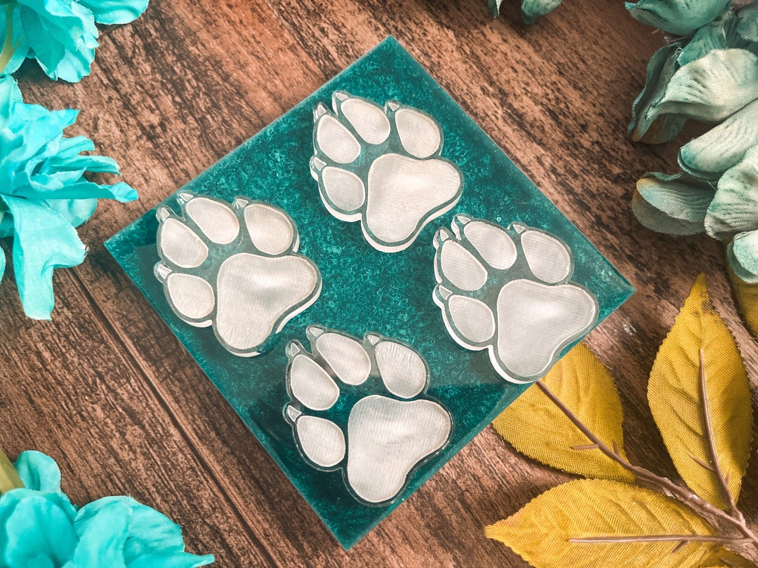Paw Print Mold Palette Dog Paw Print Molds Dog Molds Resin Etsy