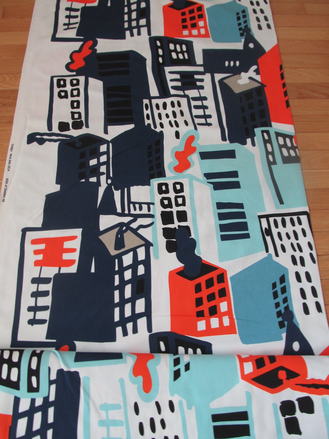 IKEA Fabric by the Yard, Quality Cotton Fabric, Home Decor Fabric