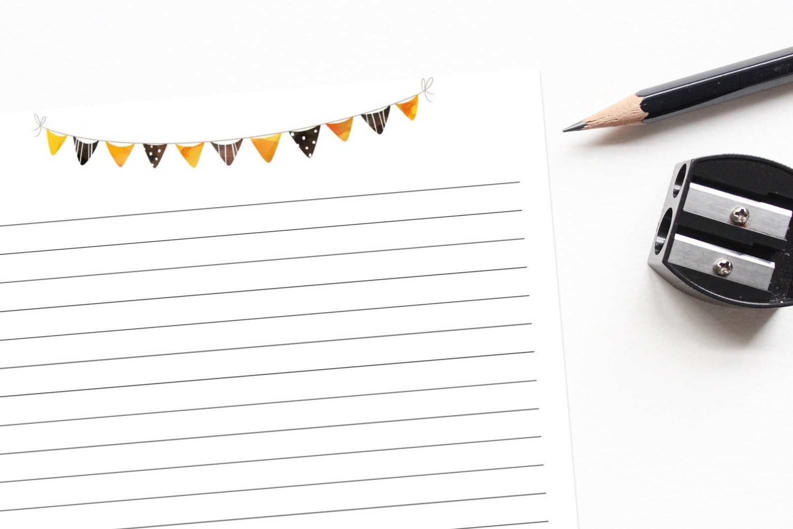 Set of 8 safari animal letter writing paper with lines | Etsy