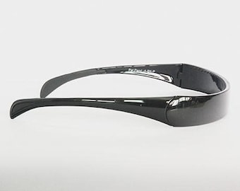 Headband That Fits Like Sunglasses - SqHair Bands - Folding Headband - Black