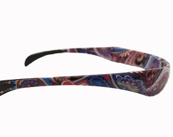 Headband That Fits Like Sunglasses - SqHair Bands - Folding Headband - Paisley