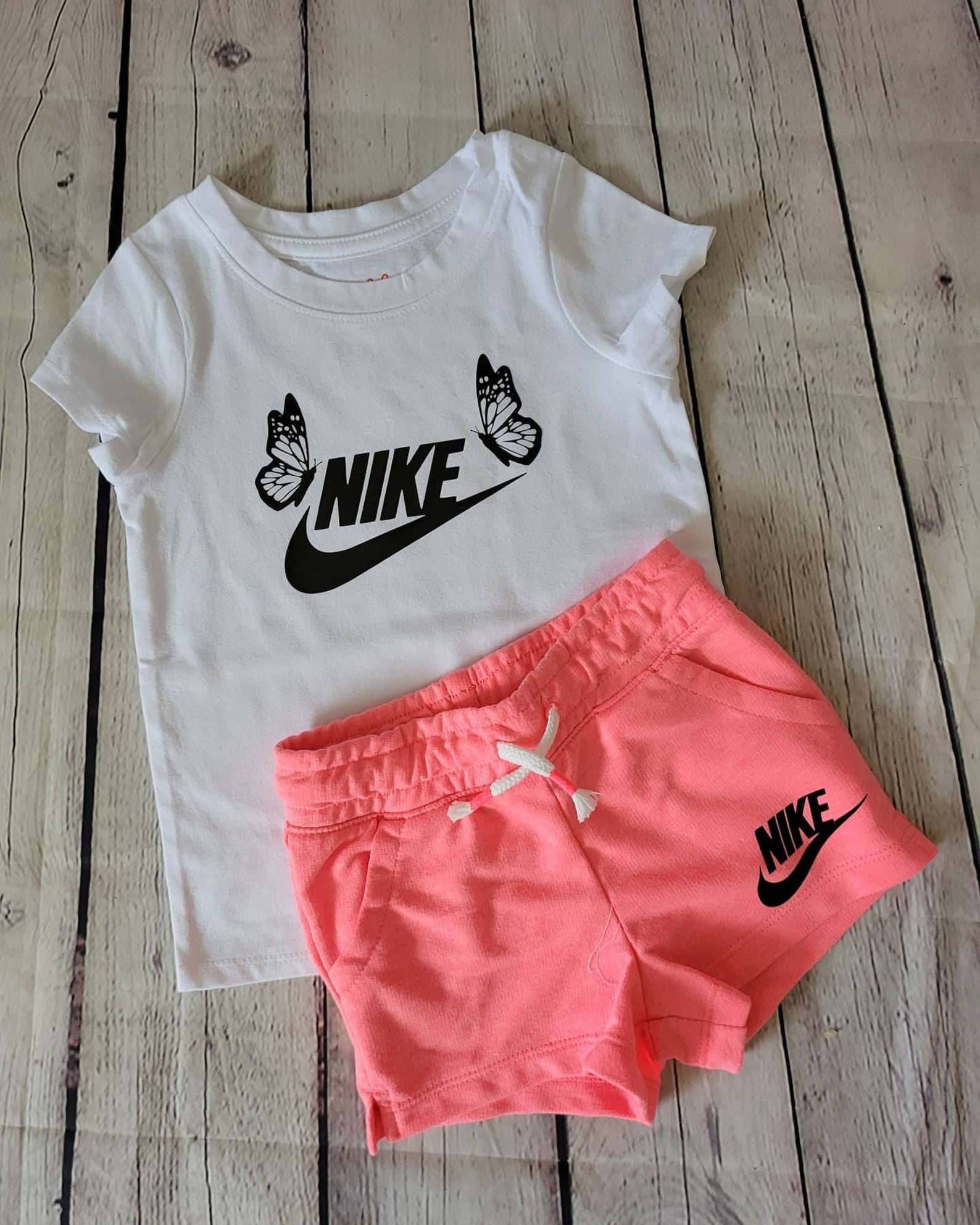 Nike 2 pieces girl infant set nike inspired outfit nike Etsy