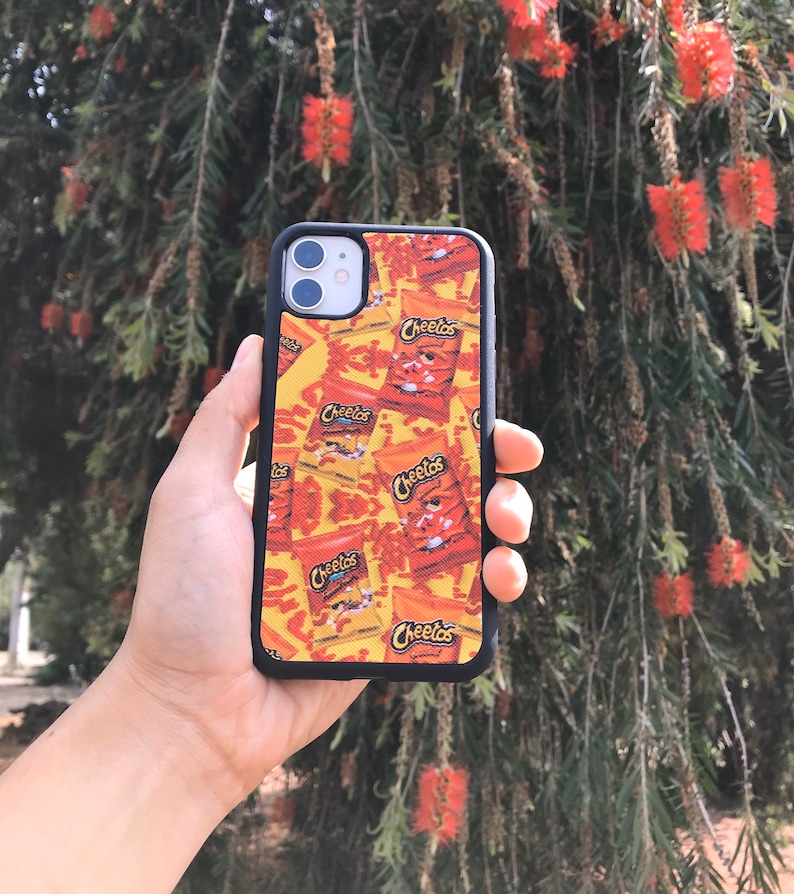 11 Pro Cheetos Faux Leather Inspired Case iPhone 12 11 s10+ 11 Pro Max s10e Samsung s10 S20 IPhone X,XS,XR