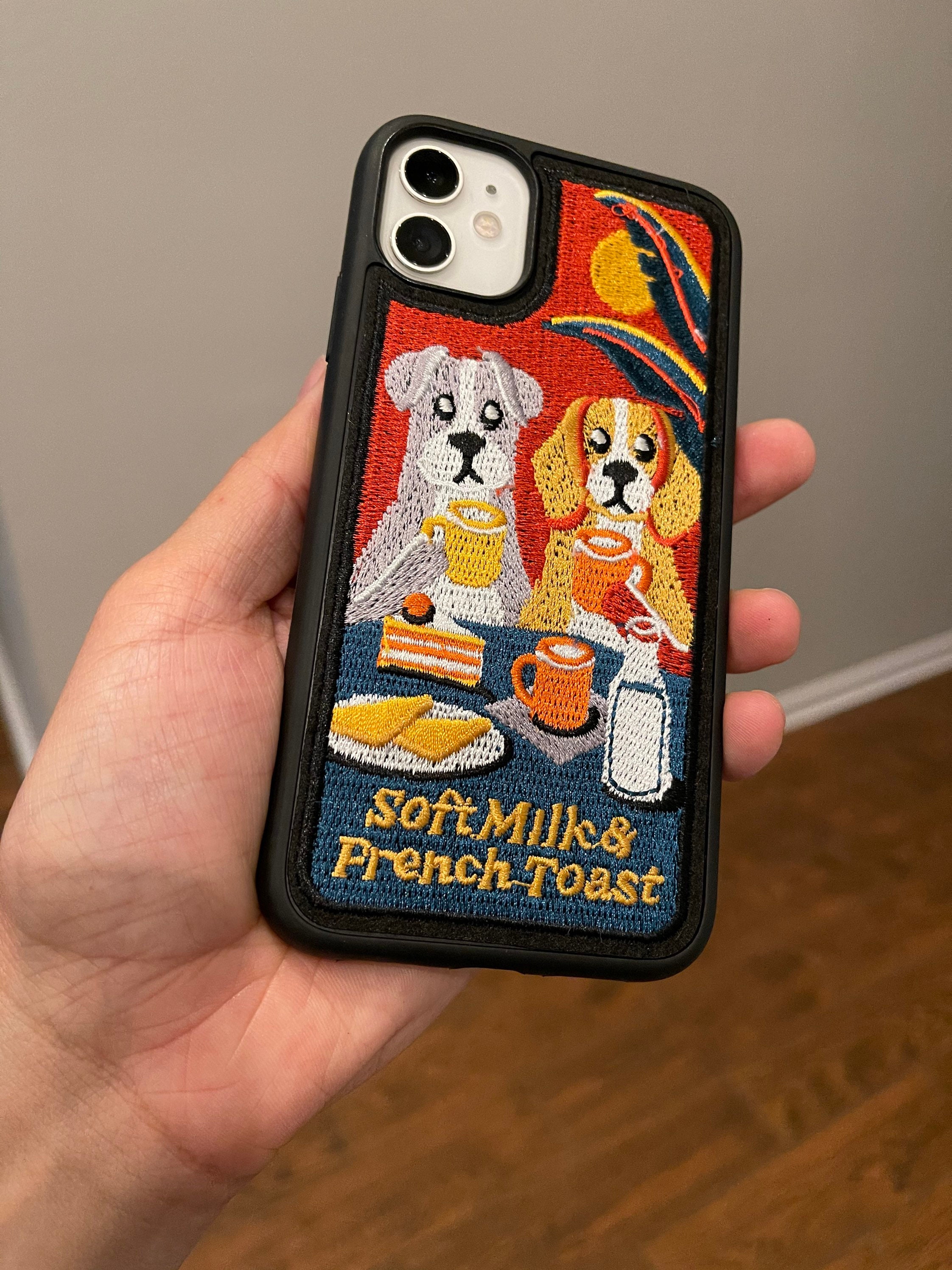 Embroidered Dogs Phone Case iPhone 11 11 Pro 11 Pro Max Etsy