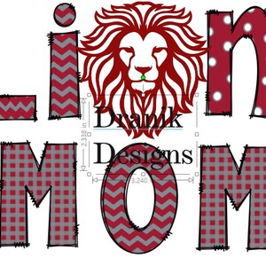 Custom Mascot Mom PNG- Digital Download