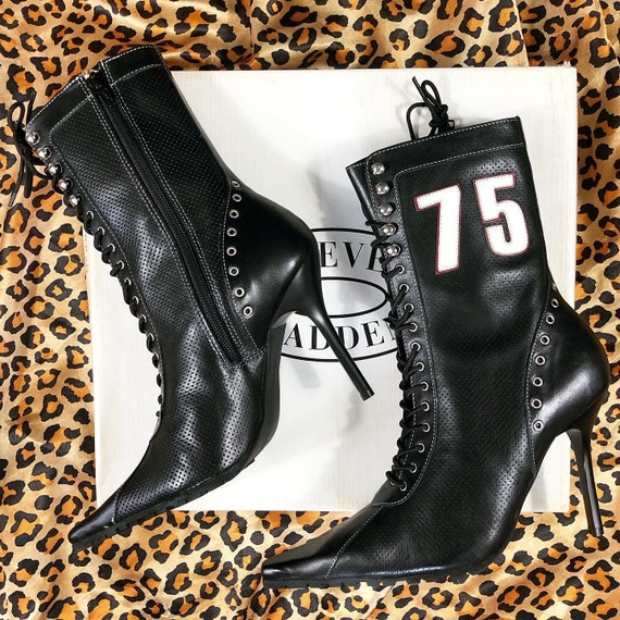 steve madden leather booties