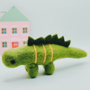 Woolly Stompin’ Stegosaurus - ORGANIC Premium Quality Catnip Infused Felt Cat Toy Dinosaur, Handmade, Eco Friendly and Sustainable