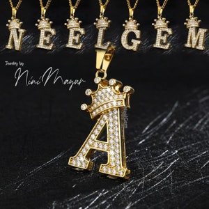 Buy Gold Crown Letters Online In India Etsy India