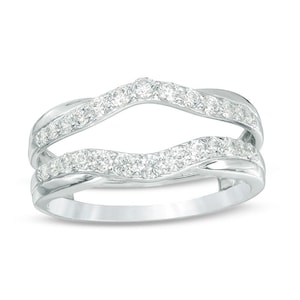 High Quality Ring Enhancer, Wrap ring, Ring Guard, Ring Jacket, 925 Sterling Silver with 14kt Gold plated, Enhance look for your Solitaire.