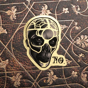 Stickers vinyle or brossé - Flétriss Wither Baldur's Gate 3