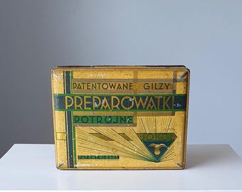 1900年代のアンティークブリキ缶：非売品エジプト製タバコ - Etsy 日本