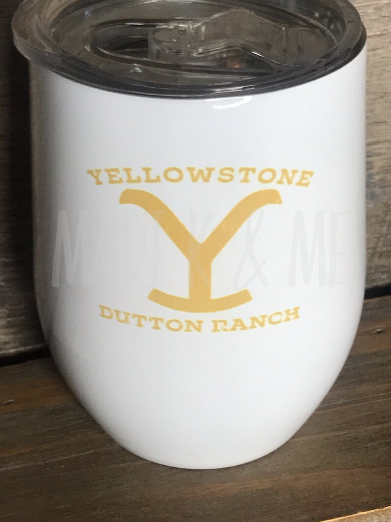 Yellowstone Rip Wheeler 12oz Wine Tumbler Stainless Steel