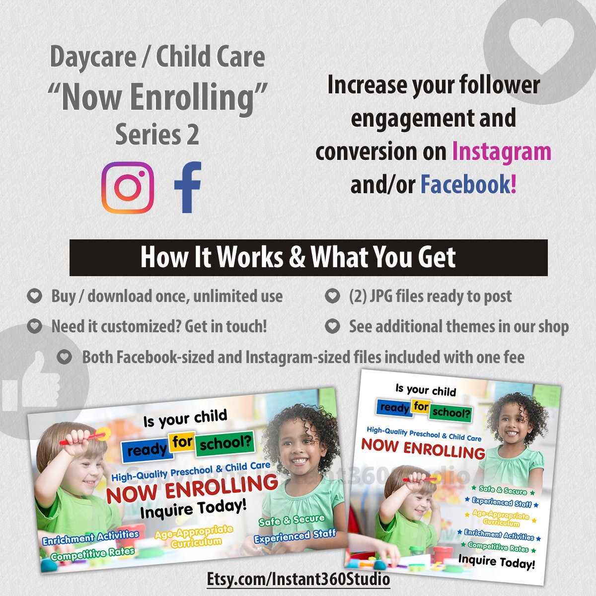 Child Care Now Enrolling Template, Daycare Now Enrolling Template
