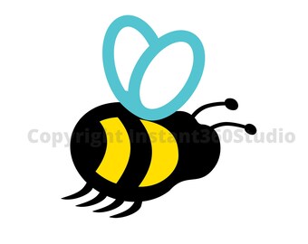 Bumble Bee 2 / Child Care / Daycare Clip Art / Preschool Logo / Logo templates / Download and Use Now
