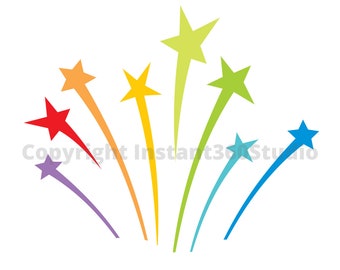 Rising Stars / Child Care / Daycare Clip Art / Preschool Logo / Logo templates / Download and Use Now
