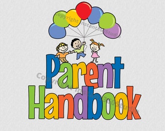 Parent Handbook Graphic | Fun & Colorful Custom Design For Your Child Care Parent Handbook