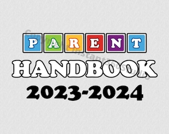Parent Handbook Graphic | Fun & Colorful Custom Design For Your Child Care Parent Handbook