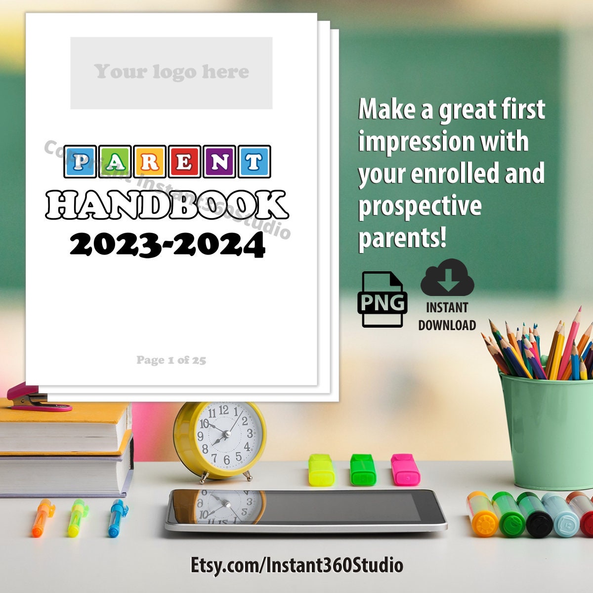 Parents Guide Graphics Parent Handbook Graphic Fun & Colorful Custom Design for Your Child ...