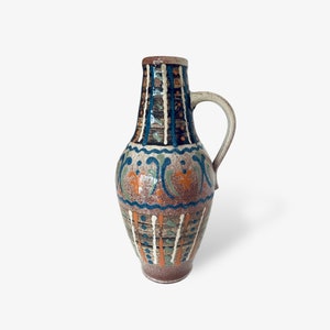 Dreamy 70s vase in blue-green