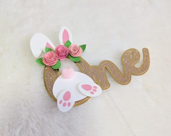 Some Bunny is One Cake Topper | Bunny Cake Topper | Some Bunny is One decorations | One Cake Topper | First Birthday Party decoration