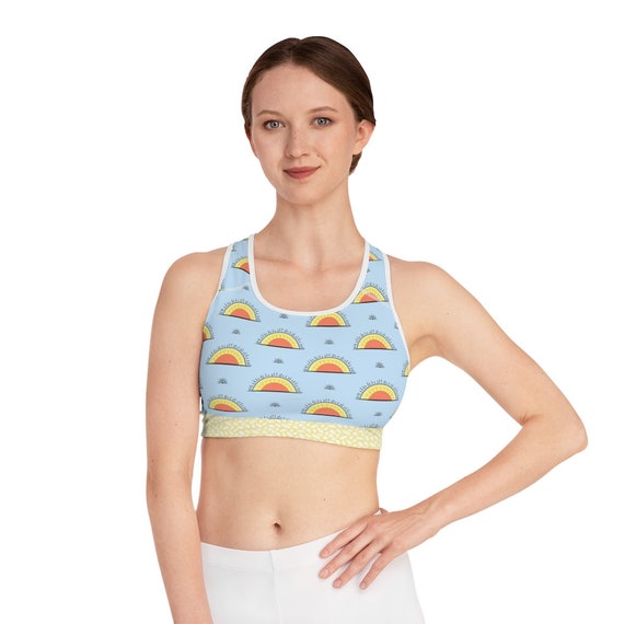 Sports Bra Cute Workout Gear Athleisure for Peloton Owners Yoga