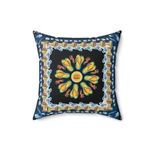 Spun Polyester Square Pillow