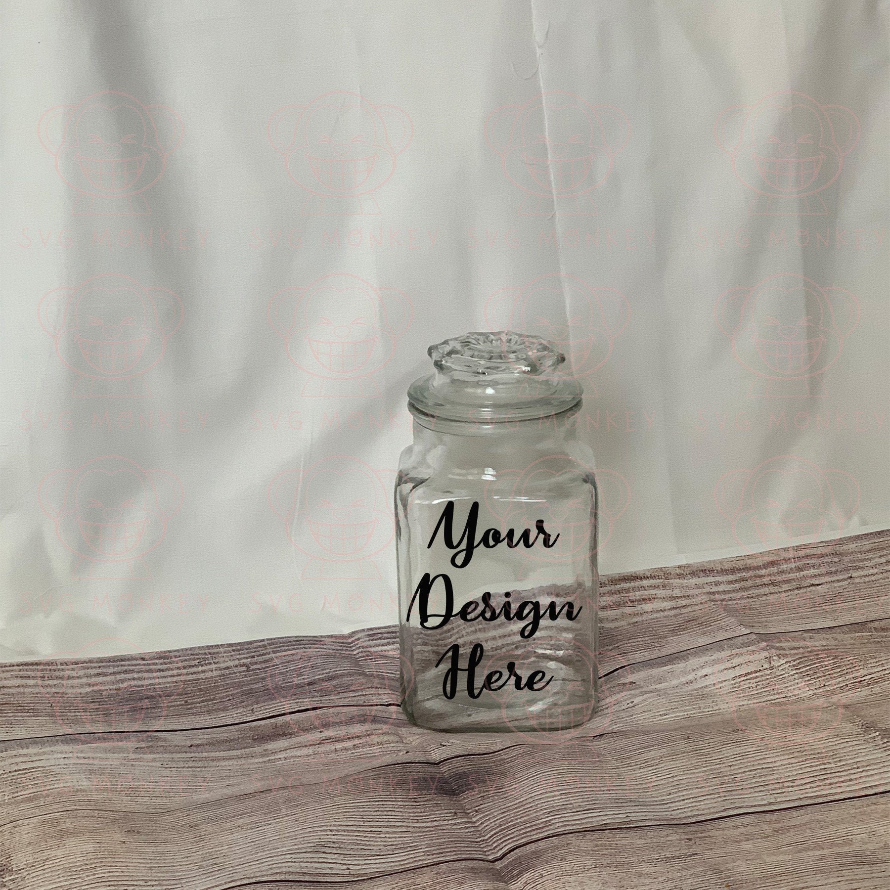 Download Glass Jar Mockup Container Mockup Canister Mock Up Glass Etsy