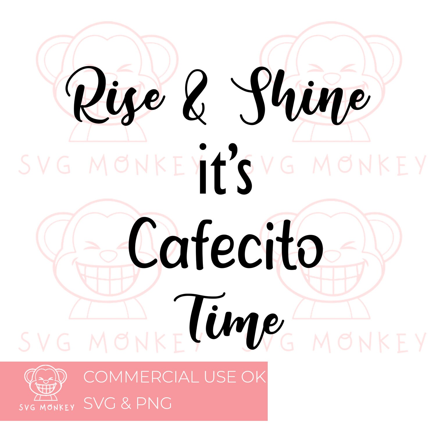 Download Coffee Time svg rise and shine it's cafecito time svg | Etsy