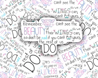 Butterfly Beauty Sticker