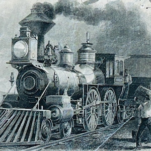 Chicago, Burlington and Quincy Railroad Company Authentic Stock Certificate - Historic Railroad, Antique Year 1891 Great Collector's Item image 1