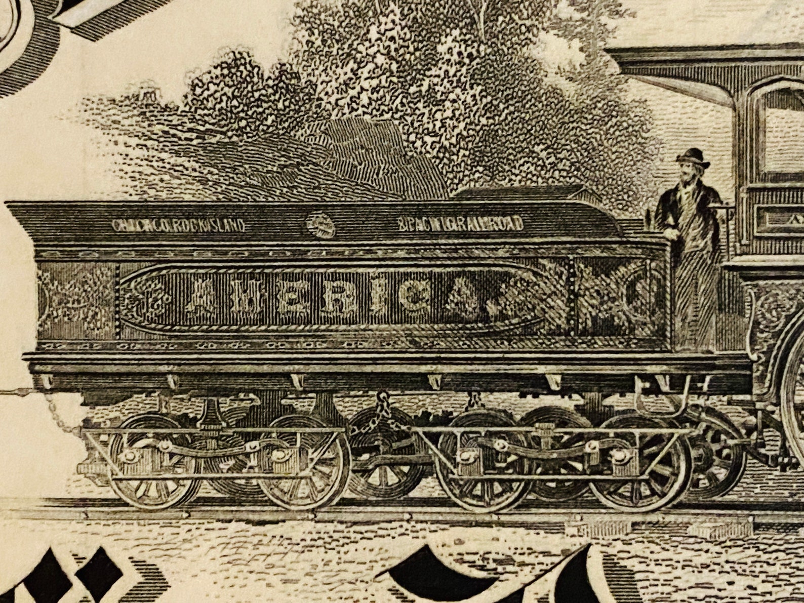 Chicago Rock Island And Pacific Railway Company Stock | Etsy 