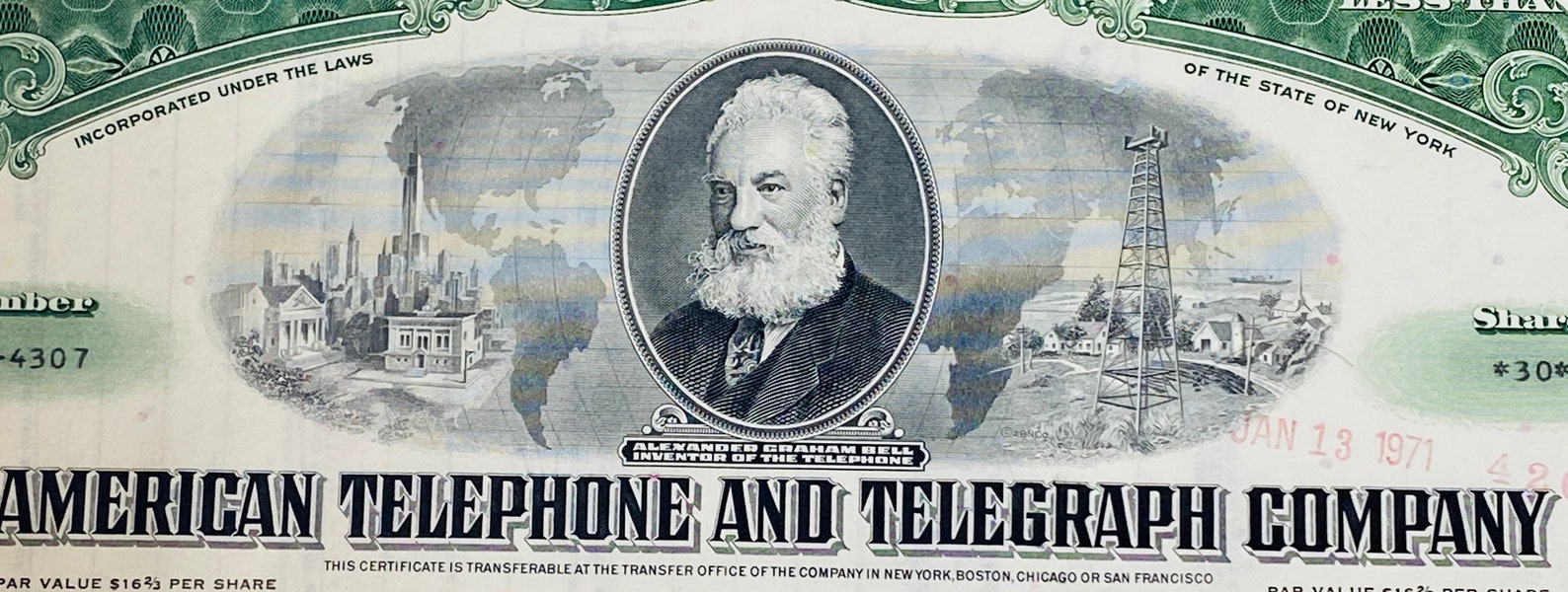 Set of 2 American Telephone and Telegraph Company AT&T Etsy