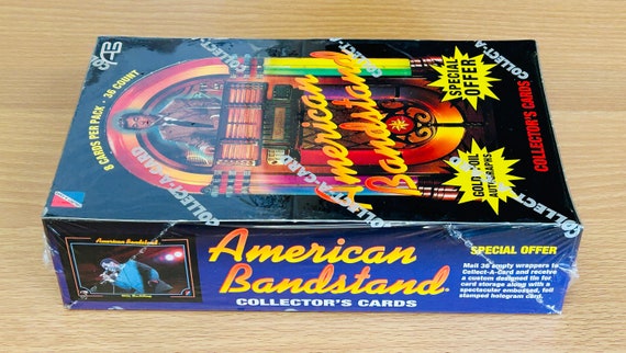 American Bandstand Music Collector Cards, Dick Clark, Box of 36