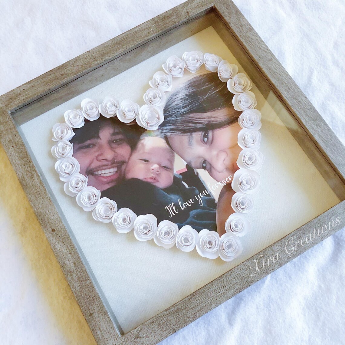 Memorial Shadow Box In Loving Memory Shadow Box Etsy